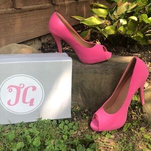 JG Hot Pink Pumps
